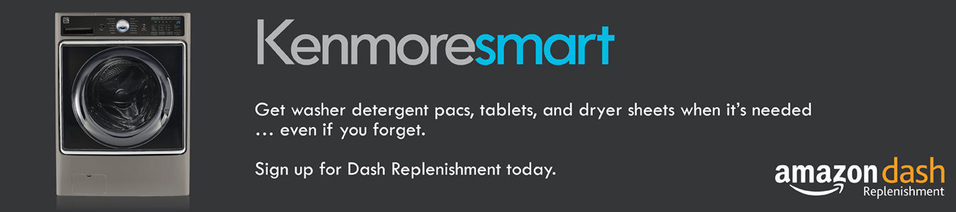 kenmore smart - amazon dash replenishment