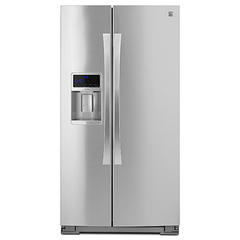 Kenmore Elite 51773 28 Cu Ft Side By Side Refrigerator Stainless Steel Kenmore
